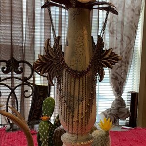 Antique gold chain necklace